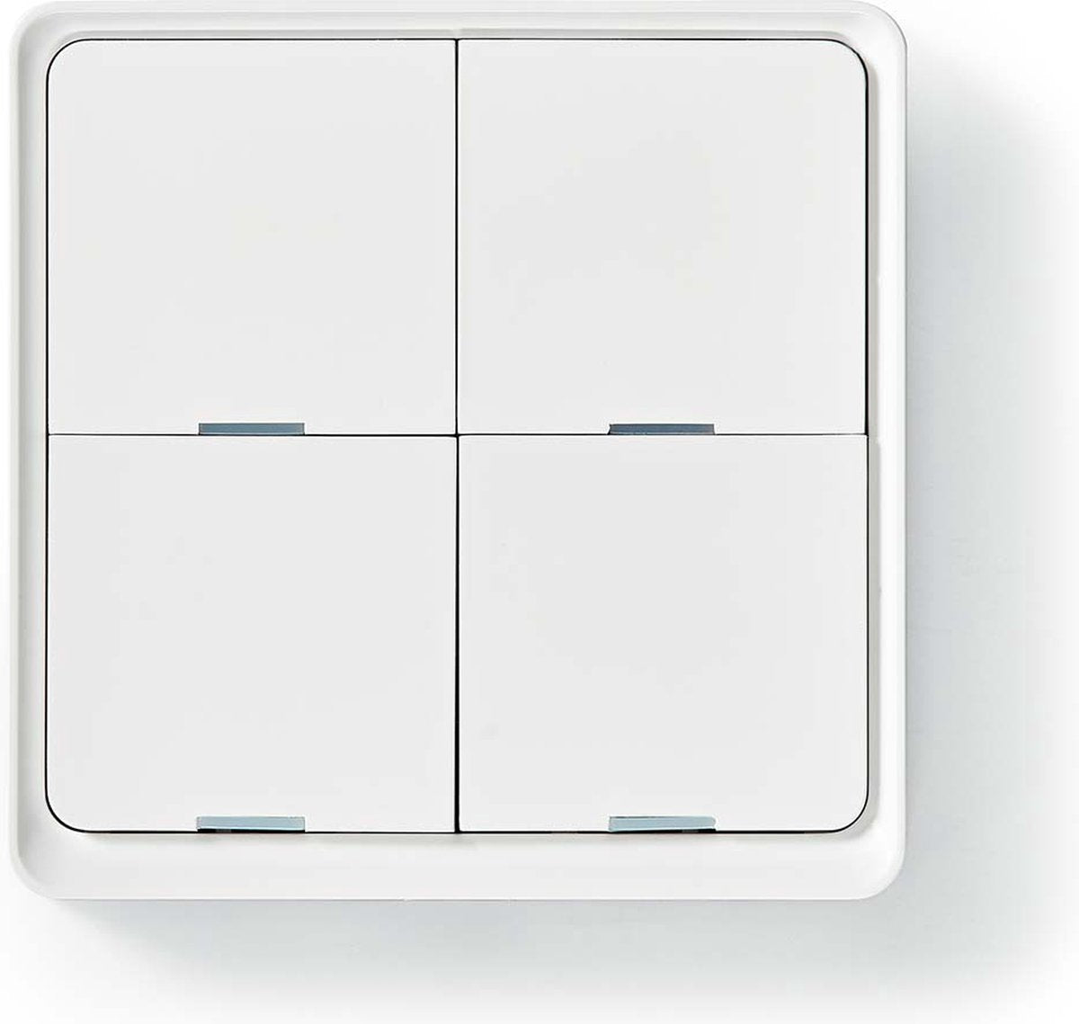 Nedis Smartlife Wandschalter – ZigBee 3.0 – Wandmontage – Android iOS – Kunststoff – Weiß
