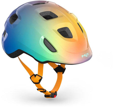 Mit Hurra Kinderhelm Jungen Mädchen – Kinderfahrradhelm – Größe XS S (46–52 cm) – mehrfarbig glänzend