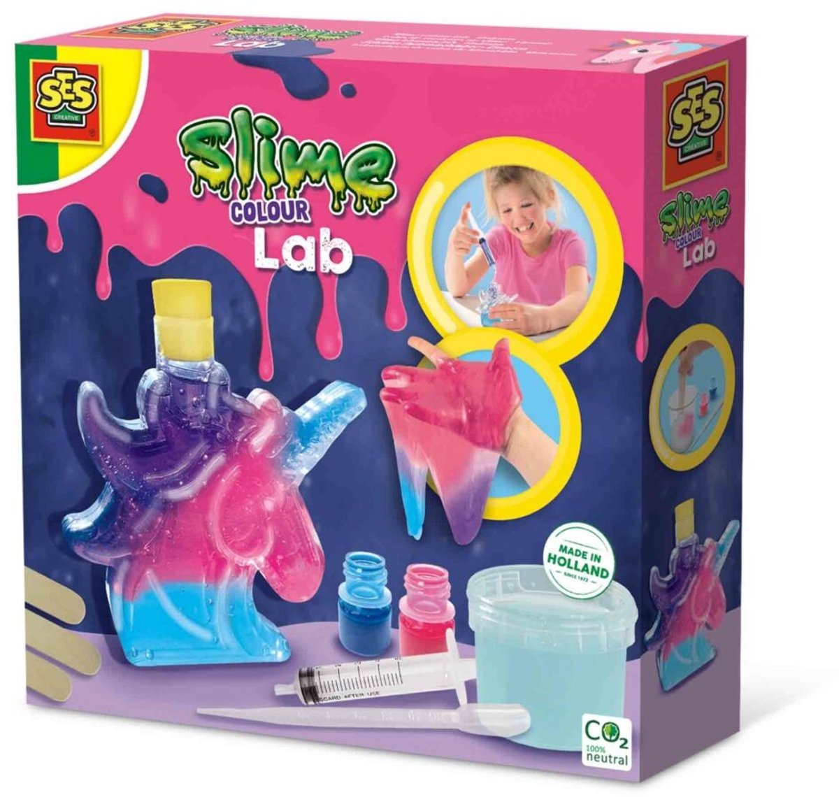 Ses Creative Ses Slime – Farblabor-Einhorn