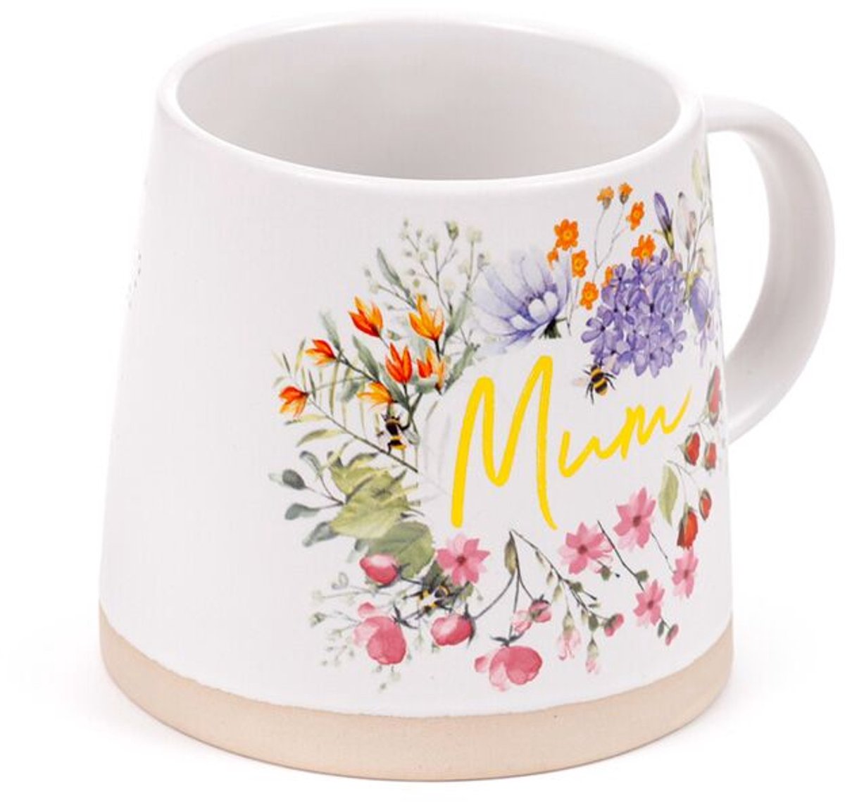 Puckator Nectar Meadows Mum konischer Steinzeugbecher – Muttertag – Mutter