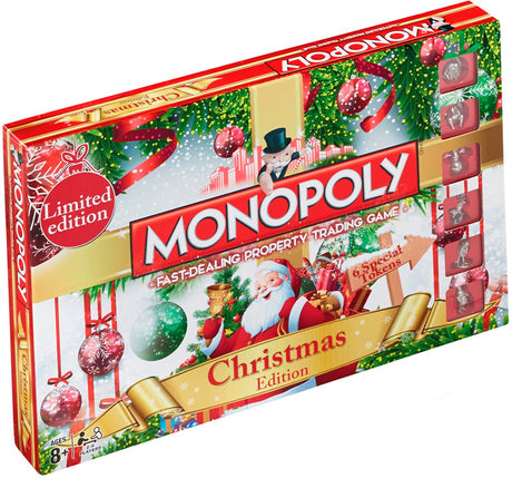 Winning Moves Monopoly Christmas Edition – Weihnachtsbrettspiel – ab 8 Jahren