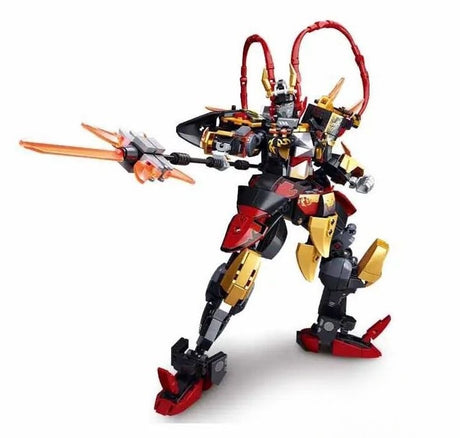 Sluban p.r. Mecha 12 Three Kingdoms Lubu Konstruktionsspielzeug-Actionfigur – Konstruktionsspielzeug-Bauset mit 552 Bausteinen – M38‑B1269 – ab 8 Jahren