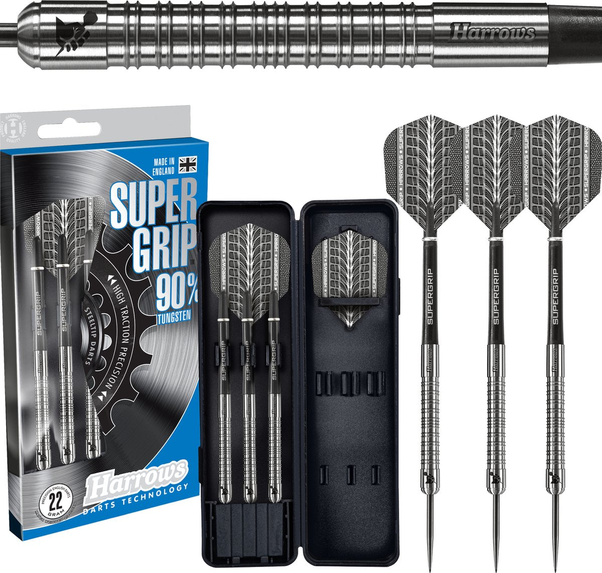 Harrows Super Grip 90% Wolfram 30gr