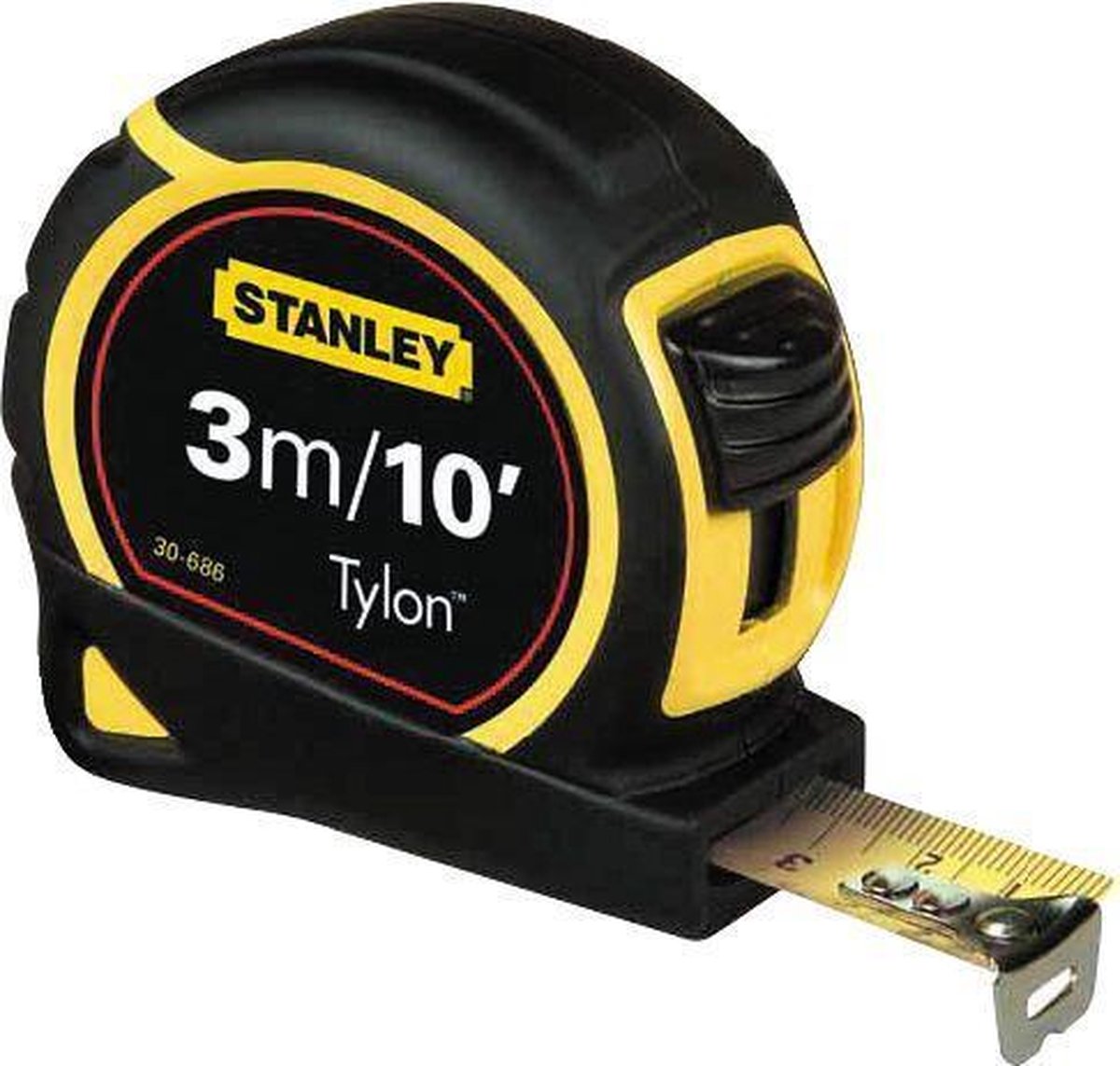 Stanley 1-30-686 tylon rolmaat - cm inch - 3m x 13mm