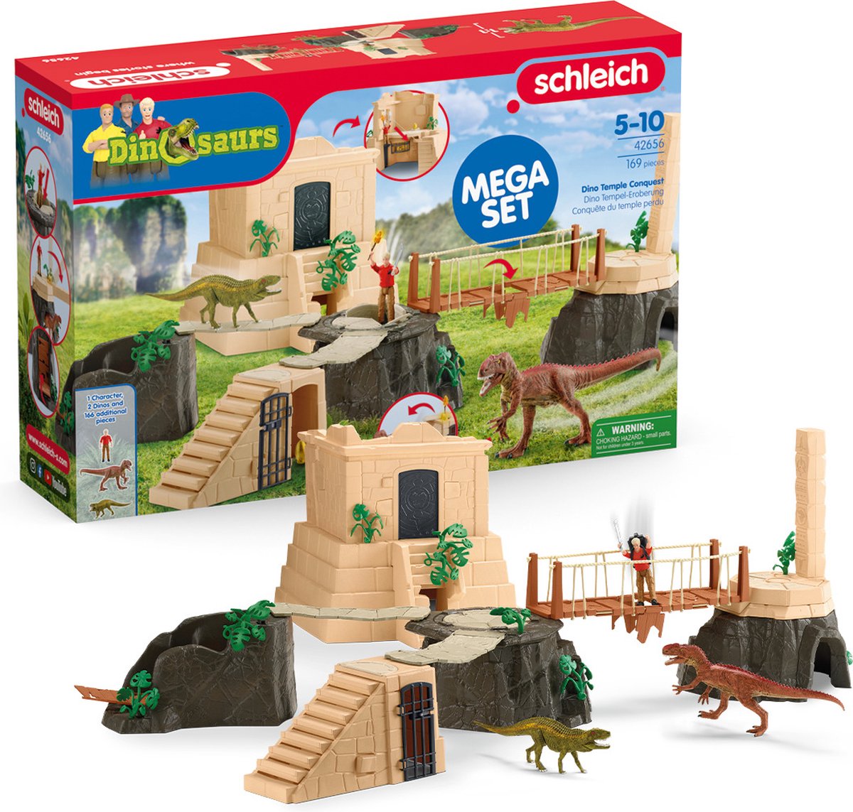 Schleich Dinosaurier Tempel Eroberung 42656