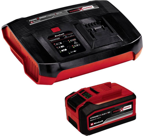 Einhell 18 V 4-6 Ah Power X-Change Starter Kit – 1x 4-6 Ah Akku und Schnellladegerät – universell für alle Power X-Change Maschinen