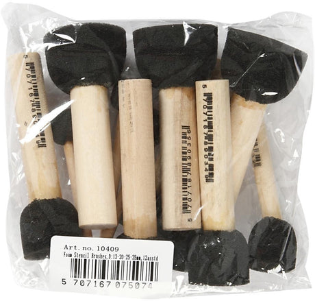 Kreativunternehmen https: www.cchobby.nl foam-tamponeer-sticks-l-9-10-cm-d-13-20-25-35-mm-12-piece-1-box