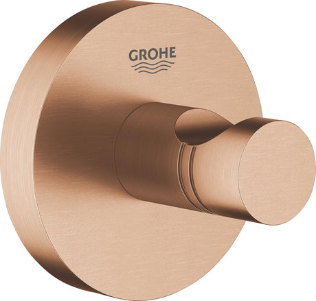 Grohe Essentials Bademantelhaken – Handtuchhaken – Metall – Sunset Gold (Mattbronze)