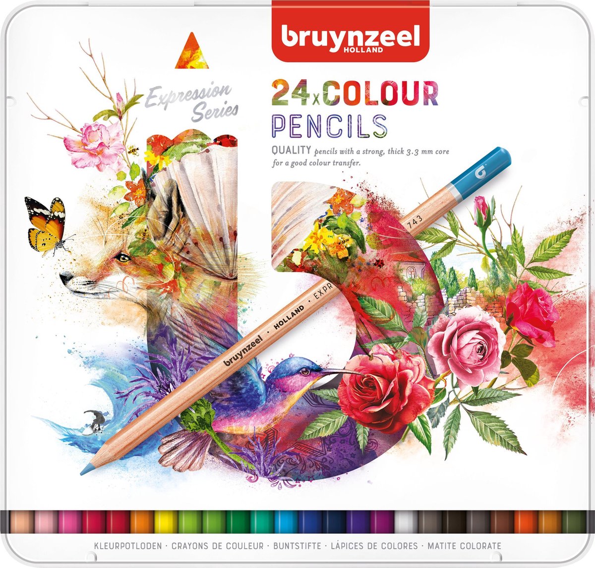 Bruynzeel Expression Buntstifte Dose 24