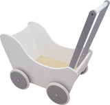 Playwood Doll Wagon Weiß Silber