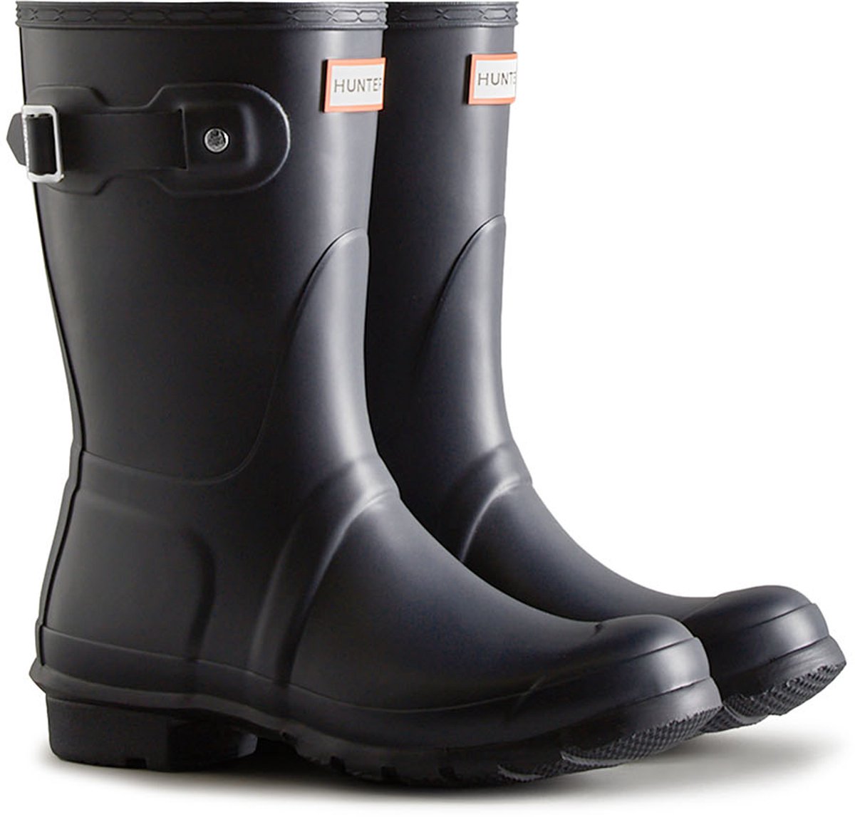 Hunter Damen Regenstiefel Damen Original kurz – Blau – Größe 37