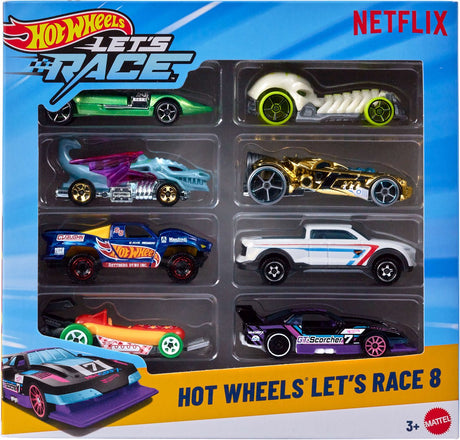 Hw Diecast 8er-Pack Let's Race