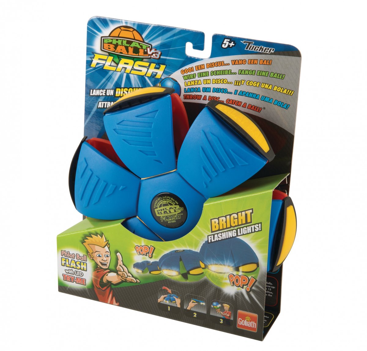 Goliath Phlat Ball Flash LED - grün - Ball -
