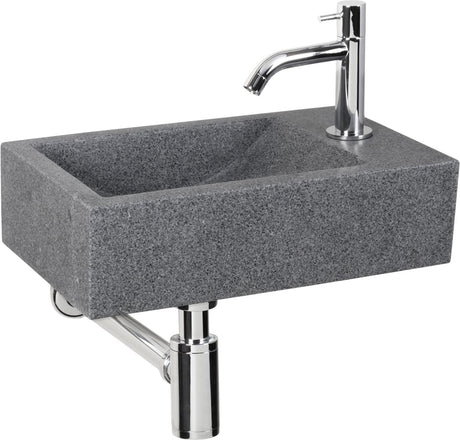Differnz Cheops Brunnenset 40x23x1cm grau