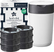 Tommee Tippee Twist Click Windeleimer-Starterset – 6 Nachfüllungen – Weiß