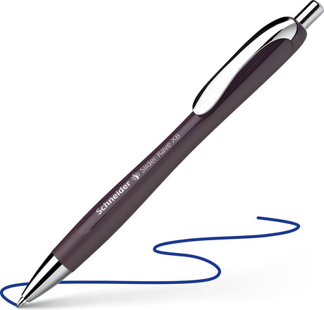 Schneider Schreibgeräte Schneider Kugelschreiber – Slider Rave – Schreibbreite xb – Trend Edition Pflaume – S-135543