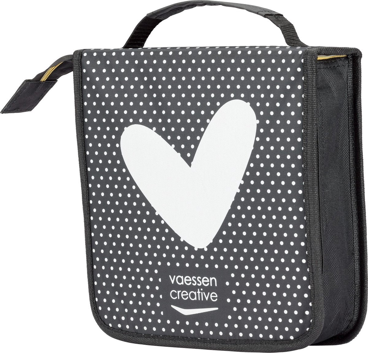 Vaessen creative opbergtas 26 x 26 x 6 cm - snijmallen, embossing folders en clear stamps