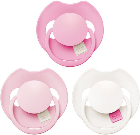 Difrax lovi fopspeen dynamisch - prime tutti frutti - 18+ maanden - roze - 3 stuks