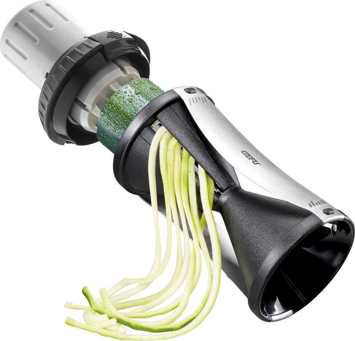 Gefu spirelli® 2.0 Spiralschneider – Julienneschneider – inklusive Schäler und Reinigungsbürste