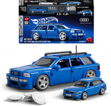 Mattel brick shop hot wheels speed series - '94 audi avant rs2 - construction toys - 252 parts