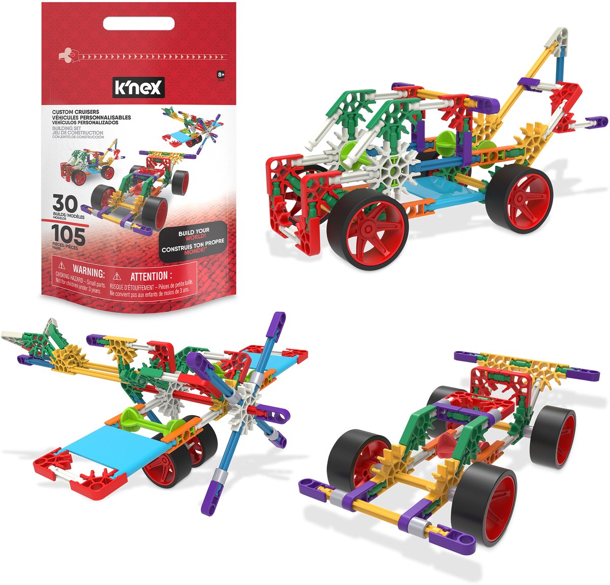 K'nex K'nex Custom Cruisers Bauset – 105-teilig