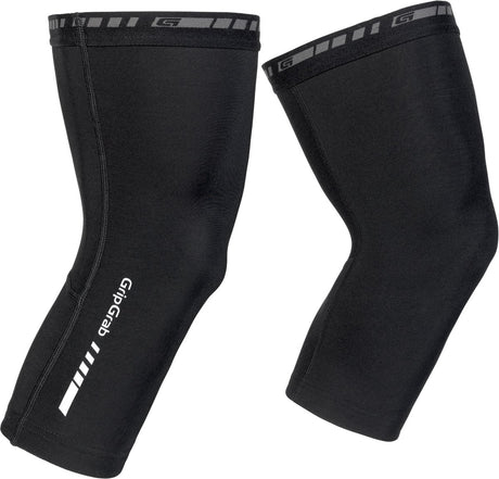 Gripgrab – klassische Thermo-Knielinge Frühling Herbst Fahrrad-Knieschützer Rad-Knielinge – Schwarz – Unisex – Größe L