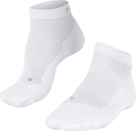 Falke go2 kurze Anti-Blasen-Baumwoll-Funktionsmaterial-Golfsocken Herren weiß – Größe 46-48