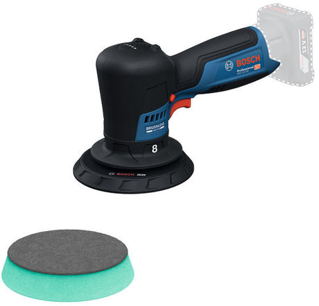 Bosch Professional GPX 12V-125 Exzenter-Akku-Poliermaschine 125 mm 12V-Grundkörper – 06019L4100