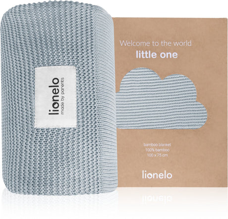 Lionelo Bambusdecke – Deluxe-Babydecke – hypoallergen – antibakteriell – antimykotisch – 100 % Bambus-Baumwolle – thermoregulierend – weich atmungsaktiv – nachhaltig – waschbar – ab der Geburt – 100 x 75 cm