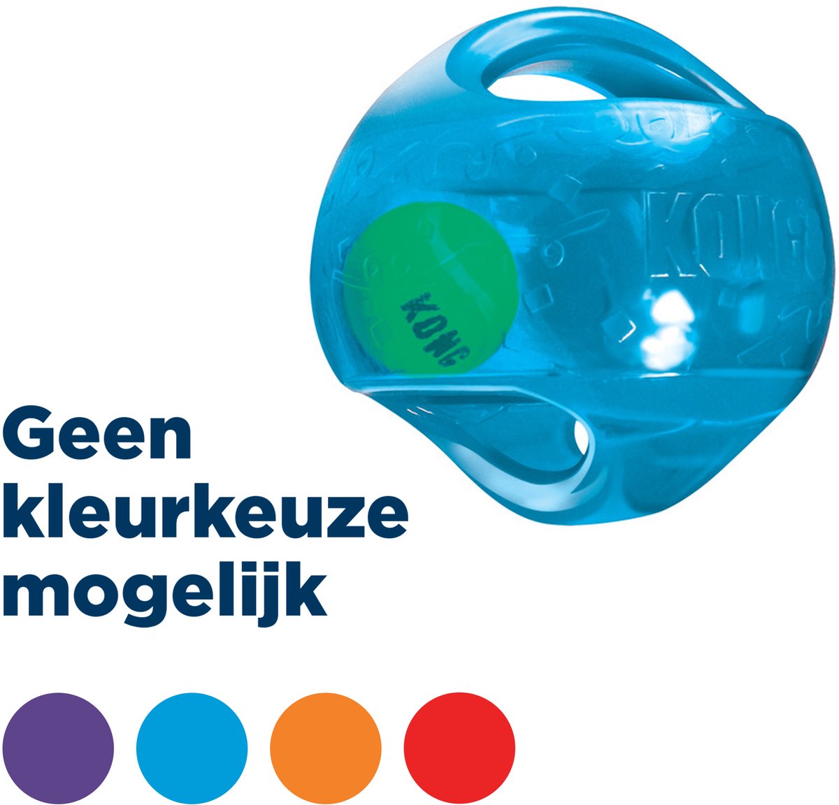 Kong Jumbler Ball – verschiedene Farben – M L – Hundespielzeug – ø14 cm