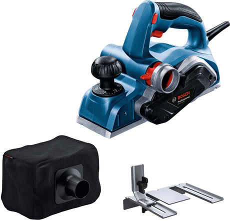 Bosch Professional GHO 20-82 – Hobel – inklusive Parallelanschlag und Staubbeutel