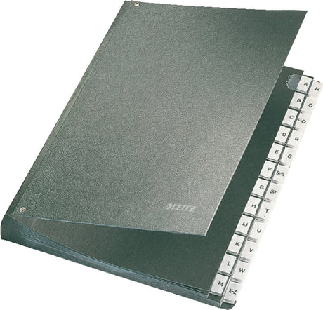 Leitz Schreibtischmappe aus Karton – A-Z-Register – A4 – Schwarz