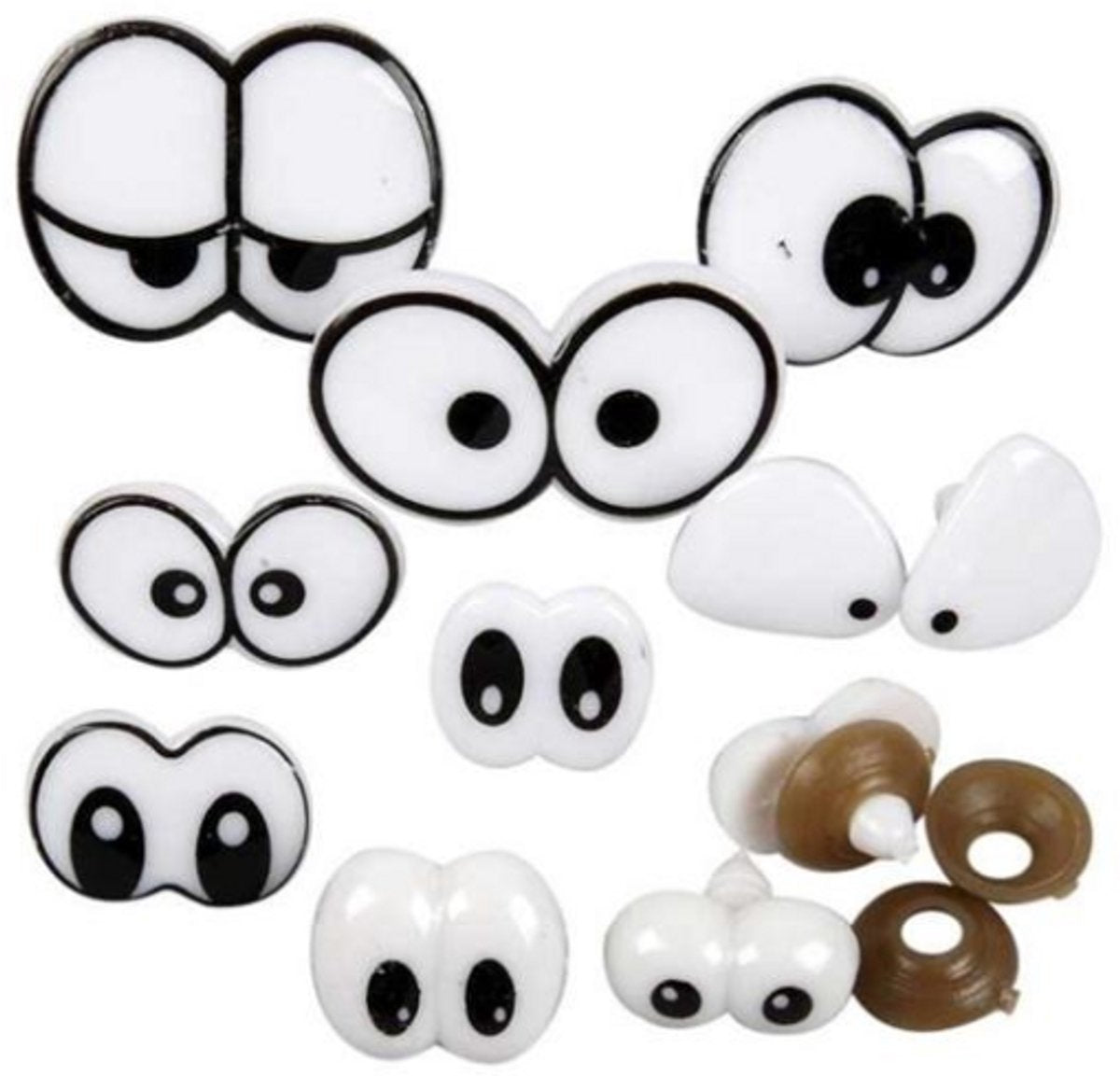 Kreativunternehmen https: www.cchobby.nl Funny-eyes-size-2-3-cm-9-div-1-doos