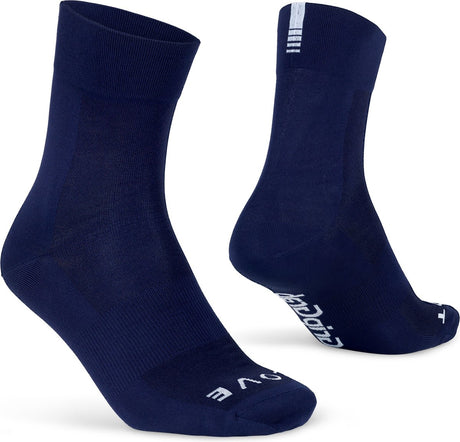 Gripgrab – leichte SL Performance Sommer-Radsocken 1 Paar Coolmax-Radsocken regulärer Schnitt – Marineblau – Unisex – Größe XS (35–38)