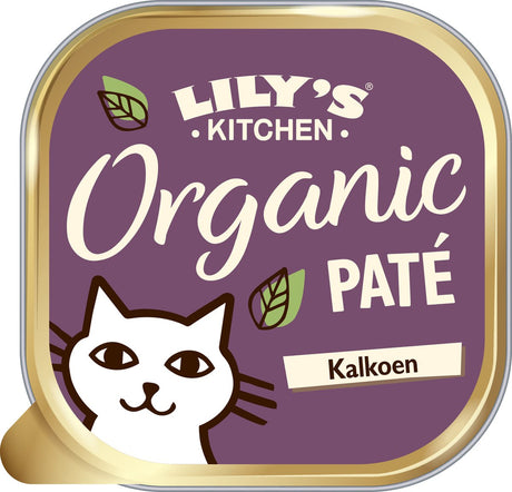Lily's Kitchen – Katzenfutter – Nassfutter – Bio-Truthahnpastete – 19 x 85 g