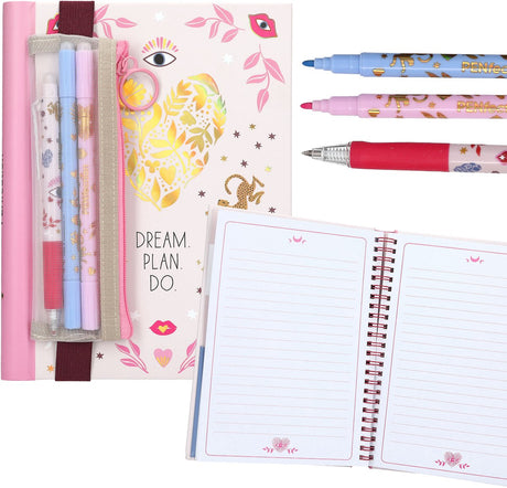 Depesche – Penfection-Notizbuch mit Stift und Markern