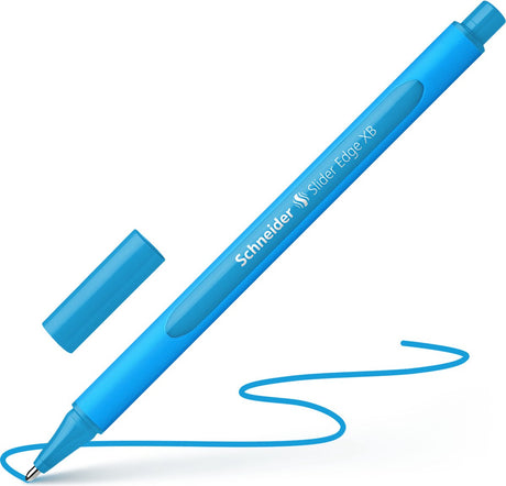 Schneider schrijfwaren schneider balpen - slider edge - penpunt xb 1,4mm - lichtblauw - s-152210