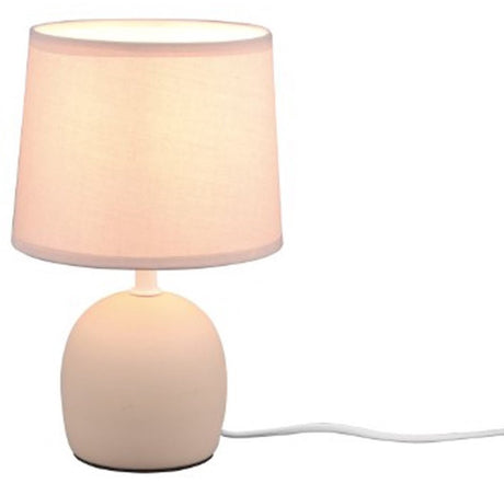 Rl lebe deine Lichtrealität Malu - Tischleuchte - Beige - exkl. 1x E14 4 W - Schnurschalter