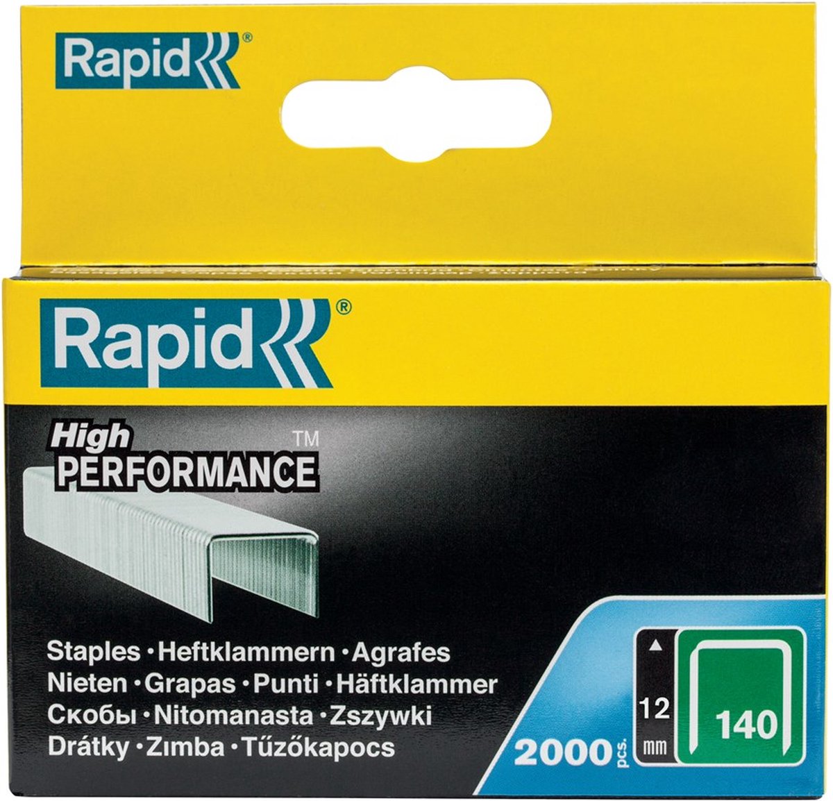 Rapid no.140 flatwire nieten 12 mm - 11912331