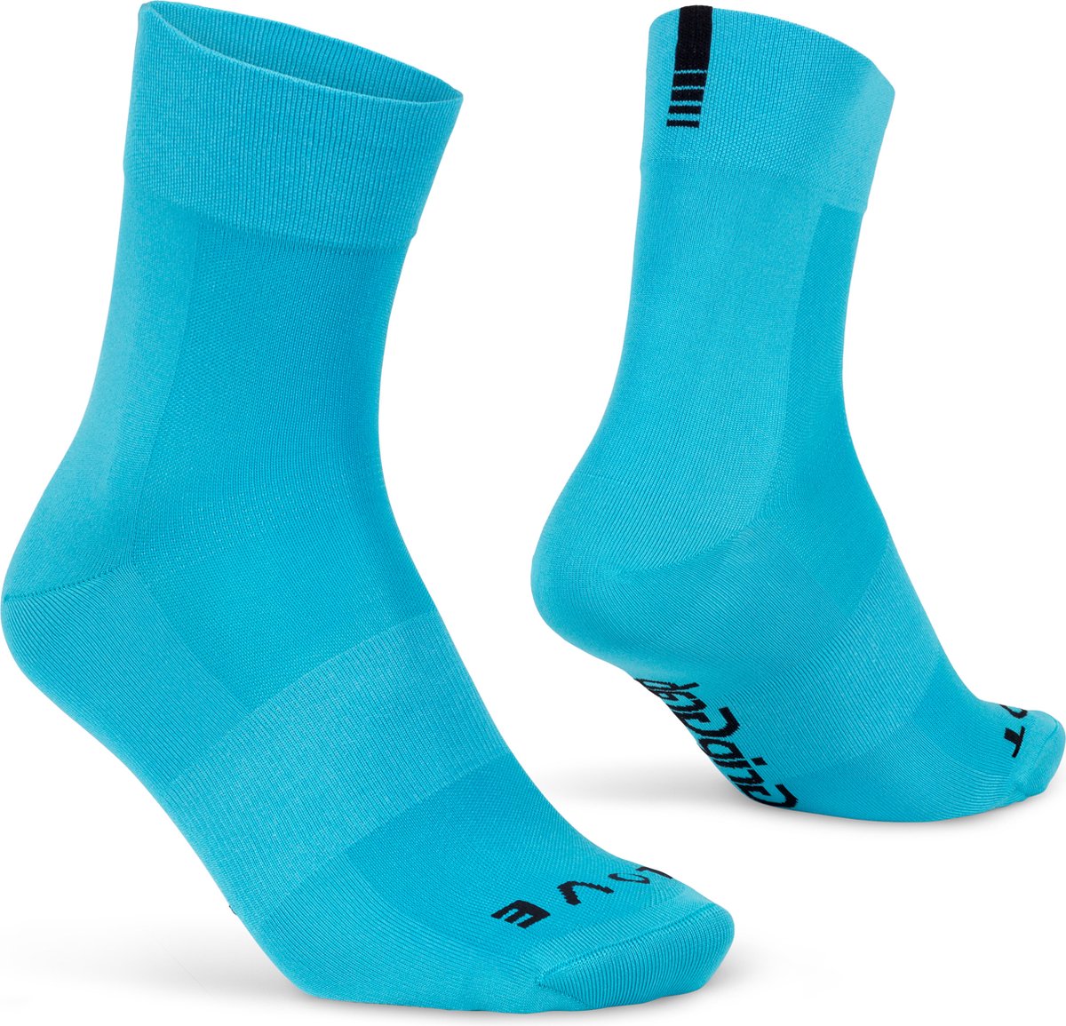 Gripgrab – leichte SL Performance Sommer-Radsocken 1 Paar Coolmax-Radsocken regulärer Schnitt – blau – Unisex – Größe L (44–47)