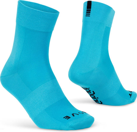 Gripgrab – leichte SL Performance Sommer-Radsocken 1 Paar Coolmax-Radsocken regulärer Schnitt – blau – Unisex – Größe L (44–47)