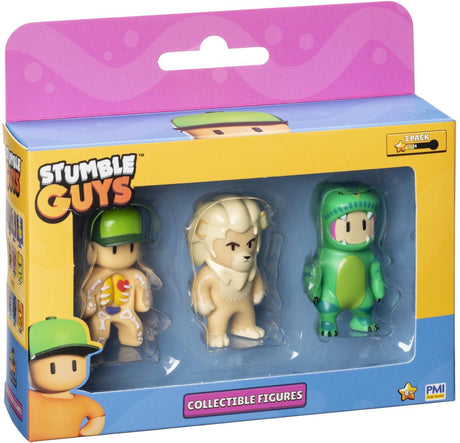 Stumble Guys – Figuren – Inside Out + Kiara + T-Rex-Typ