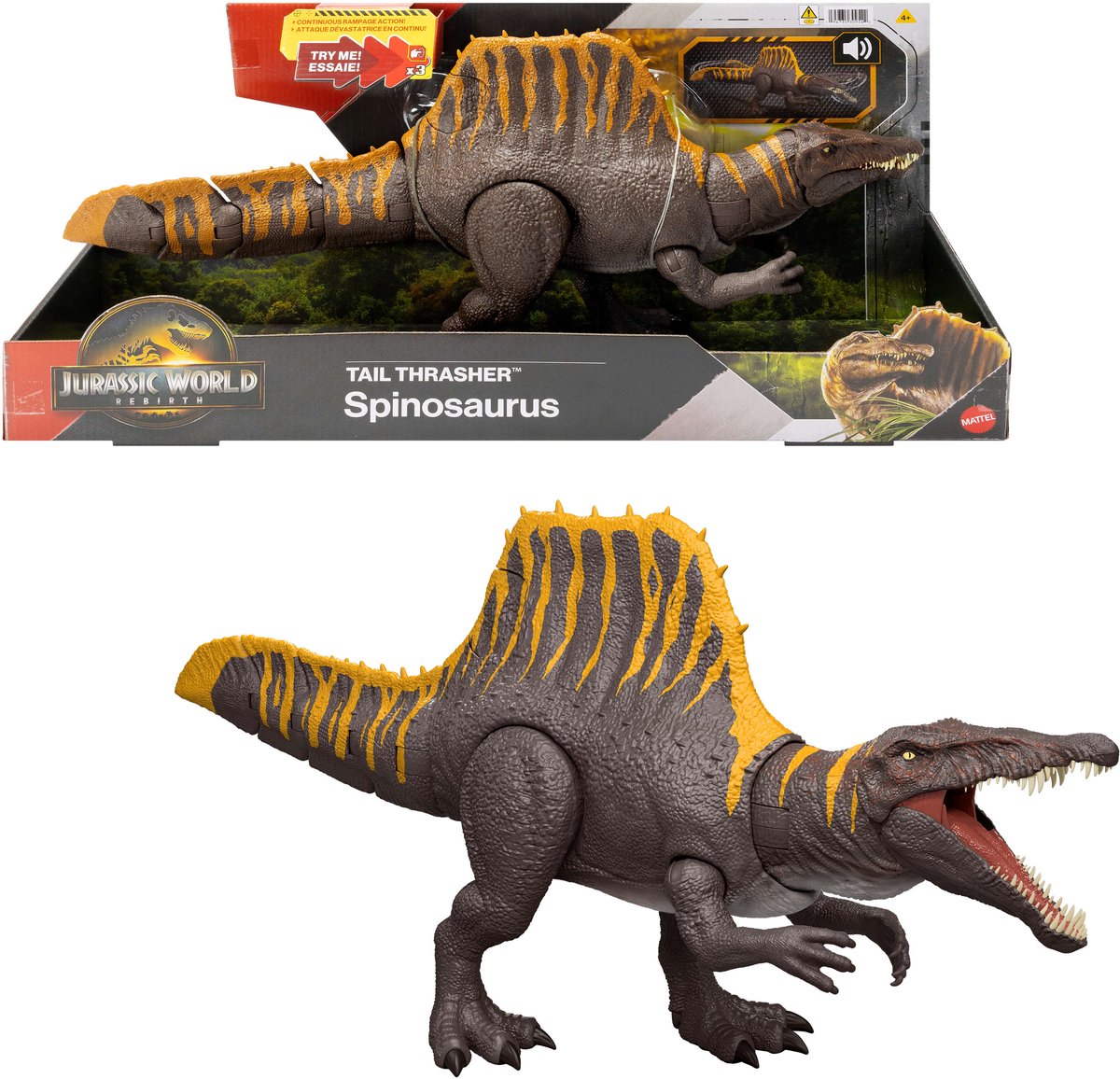 Mattel Jurassic World Rebirth Tail Warrior – Spinosaurus