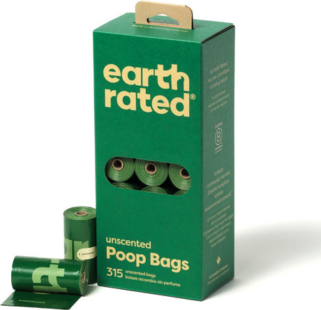 Erde bewertete Poo -Taschen, die ohne Recycling gesendet wurden