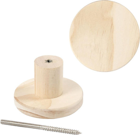 Creativ Company https: www.cchobby.nl Garderobenständer-rund-4-5-cm-7-cm-1-teilig