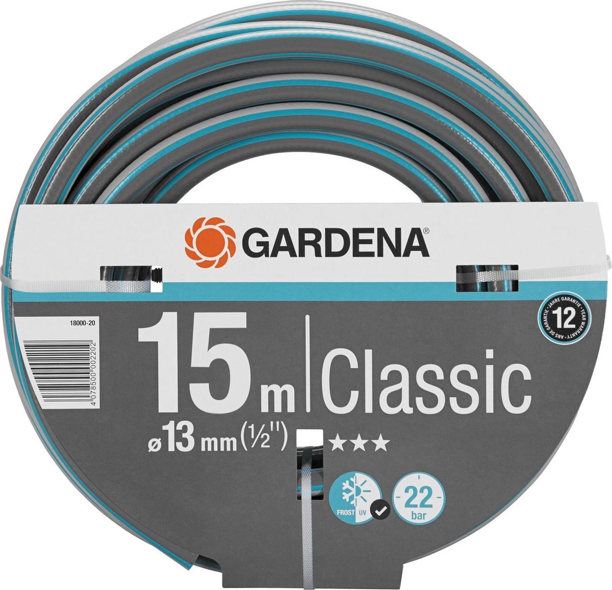 Gardena klassischer Gartenschlauch 1 2-13 mm – 15 Meter