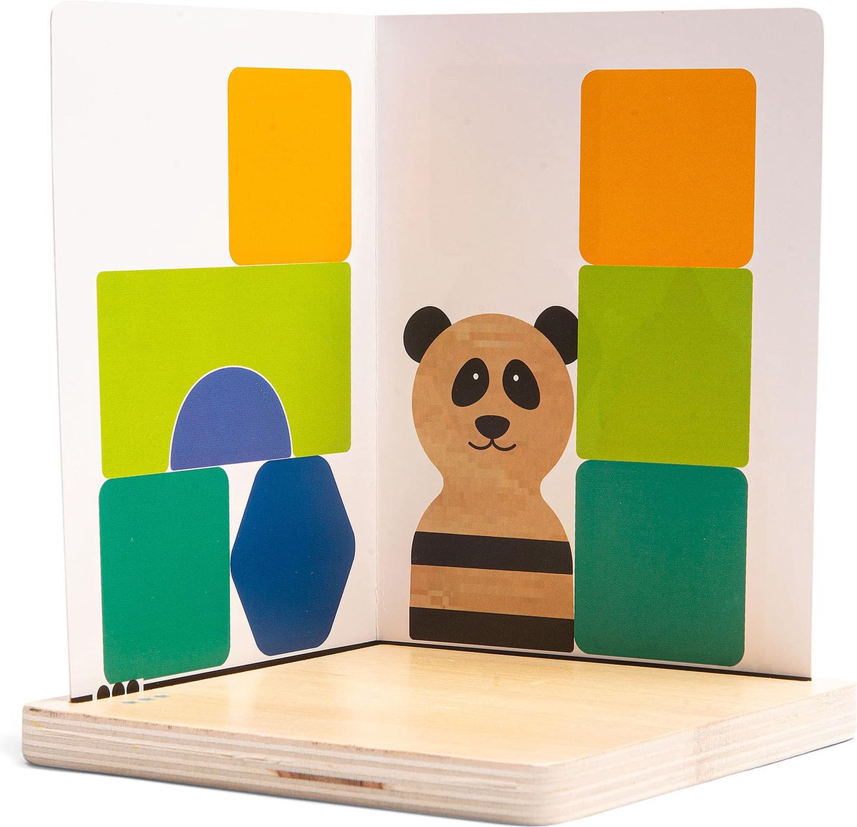 BS Toys Pandas Puzzle Holzformingspiel