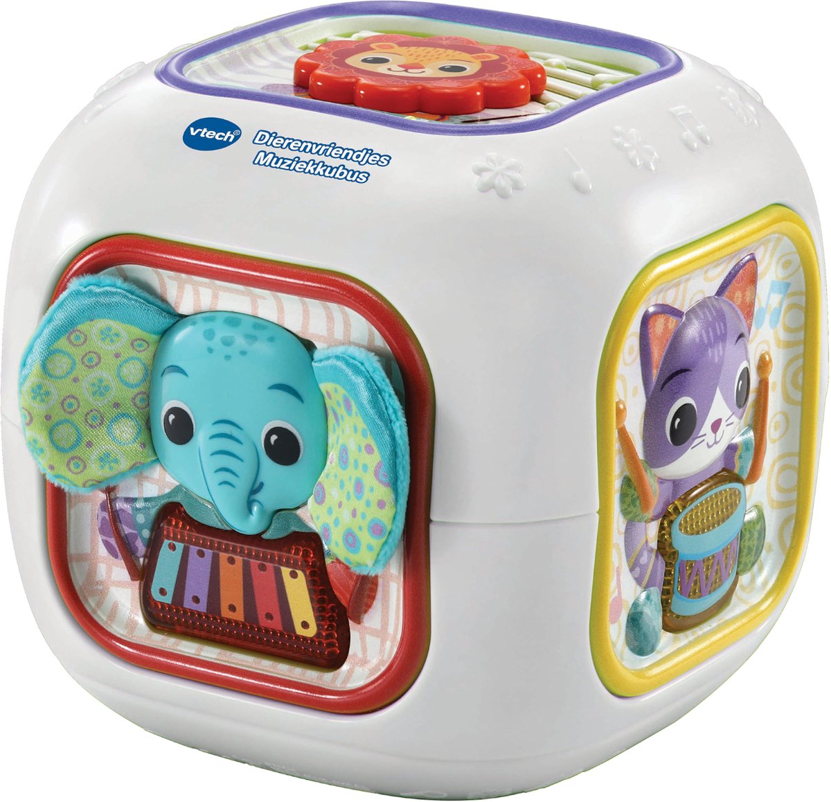 Vtech Animal Friends Musikwürfel – Lernspielzeug – über 80 Melodien, Lieder, Geräusche und Sätze – Spielzeug ab 3 Monaten