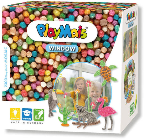 Playmais Fenster Mosaik - Tiere, 2300dlg.