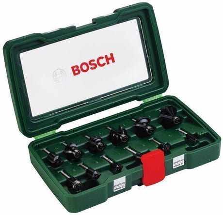 Bosch 12-teiliger Fräsersatz 1 4 Schaft